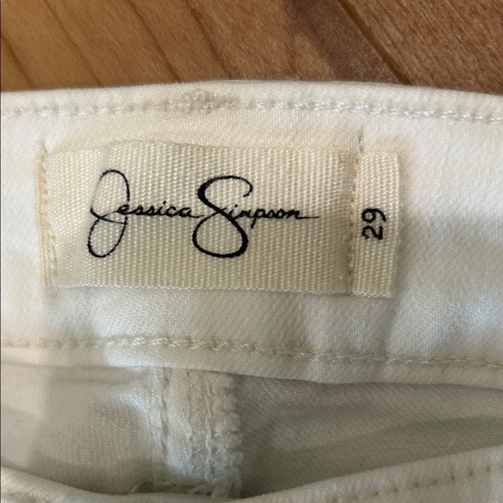 Jessica Simpson White Skinny Jeans - Picture 2 of 6